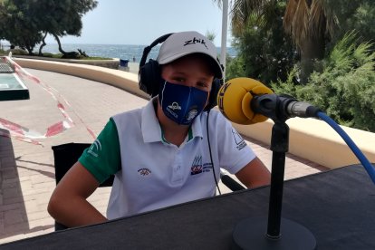 Campeón de España de Vela Optimist sub-11, Jose Manuel Cuéllar.