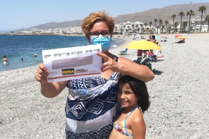 La ganadora del bono familiar de las Cuevas de Sorbas.