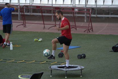 Valentín Vada en el inicio de la sesión.