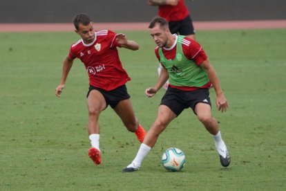 Valentín Vada con Fran Villalba.