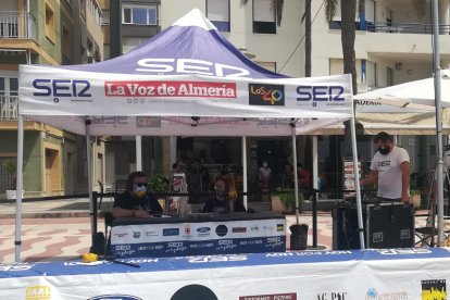 Ganadora de los dos vales para las motos de agua.