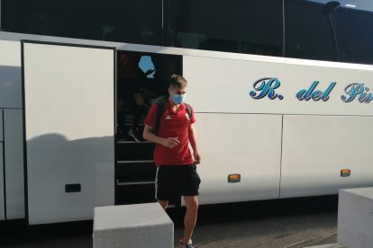 El delantero almeriense Iván Barbero.