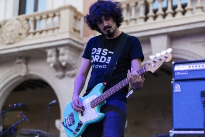 La banda almeriense Compro Oro en los conciertos de Cooltural Fest en la Plaza de la Constitución.
