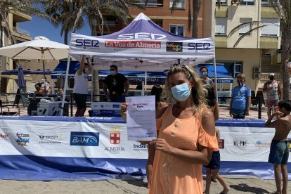 Silvia, ganadora del concurso de Media Markt.