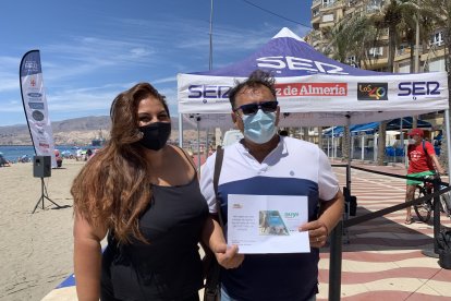 Antonio y Samara consiguieron un vale familiar para visitar Oasys Minihollywood.