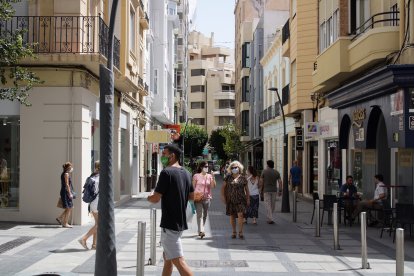 Calle peatonal de Méndez Núñez.