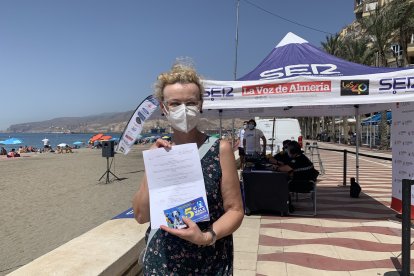 Carmen consiguió en el primer juego de la mañana una fantástica cena en la Tagliatela.