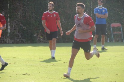 Enzo en el partidillo.