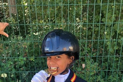 Un campeón de la hípica.