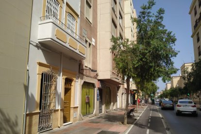 Calle Poeta Paco Aquino donde estuvo la heladería de Adolfo