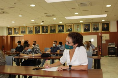 Anabel Veloso en el Taller de Liderazgo para el siglo XXI de la Faeem. Foto JAB