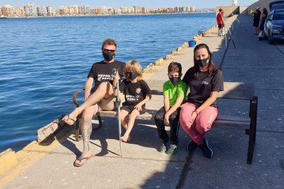 Los participantes disfrutaron en familia.