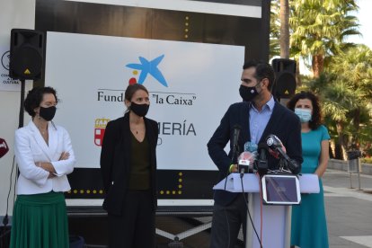 Exposición sobre Leonardo Da Vinci en la Plaza de las Velas.