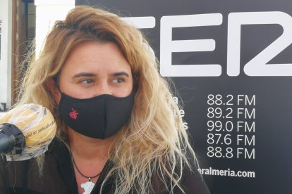 Vanesa Fernández, directiva de la Asociación de Comerciantes y Empresarios de Berja.