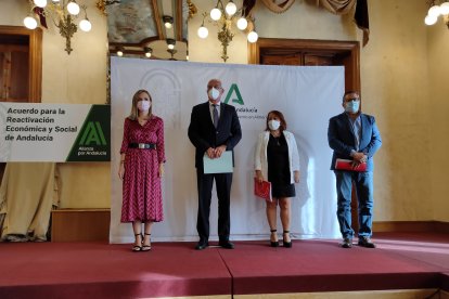 Presentación en Almería del Acuerdo para la Reactivación Económica y Social en Andalucía,