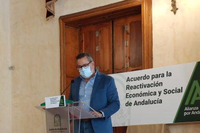 Presentación en Almería del Acuerdo para la Reactivación Económica y Social en Andalucía,