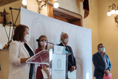 Presentación en Almería del Acuerdo para la Reactivación Económica y Social en Andalucía,