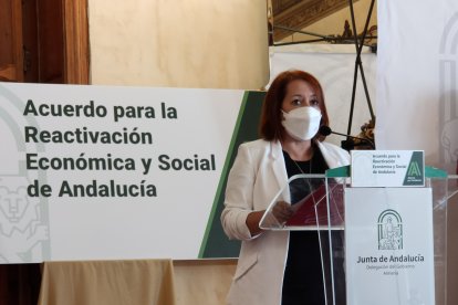 Presentación en Almería del Acuerdo para la Reactivación Económica y Social en Andalucía,