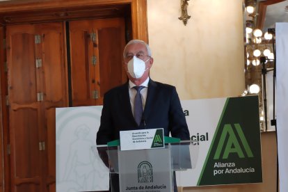 Presentación en Almería del Acuerdo para la Reactivación Económica y Social en Andalucía,