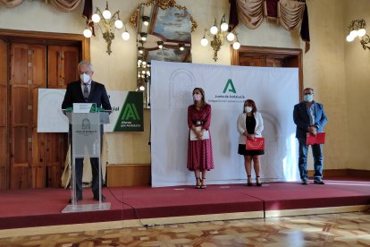 Presentación en Almería del Acuerdo para la Reactivación Económica y Social en Andalucía,