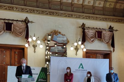 Presentación en Almería del Acuerdo para la Reactivación Económica y Social en Andalucía,