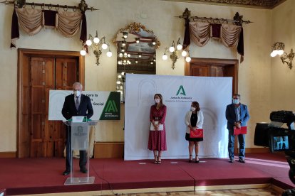 Presentación en Almería del Acuerdo para la Reactivación Económica y Social en Andalucía,