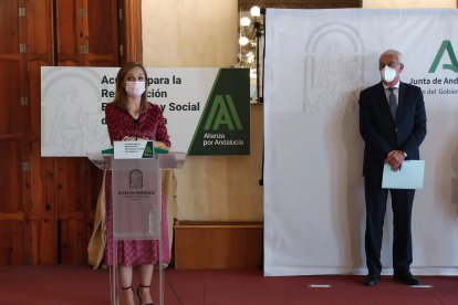 Presentación en Almería del Acuerdo para la Reactivación Económica y Social en Andalucía,