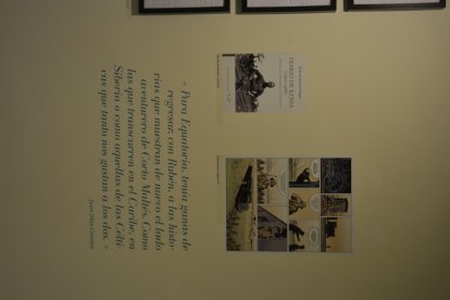 Exposición Corto Maltés. En cualquier lugar excepto en Ítaca en Almería.