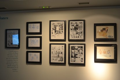 Exposición Corto Maltés. En cualquier lugar excepto en Ítaca en Almería.