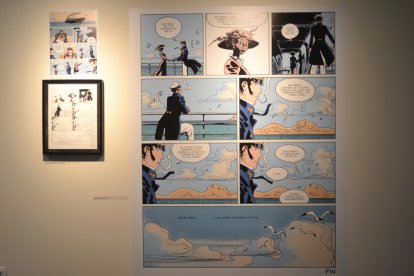 Exposición Corto Maltés. En cualquier lugar excepto en Ítaca en Almería.