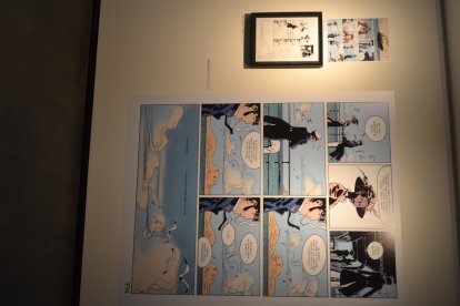 Exposición Corto Maltés. En cualquier lugar excepto en Ítaca en Almería.