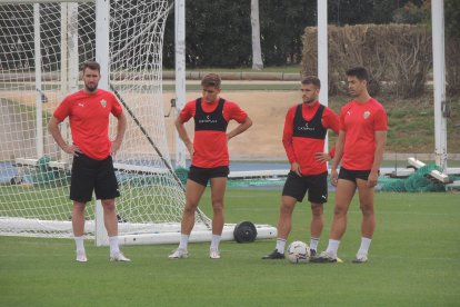 Un grupo de jugadores.