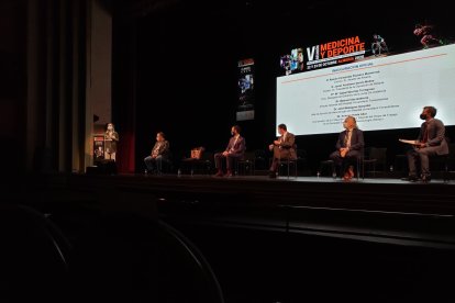 Apertura de la V Reunión de Medicina y Deporte.