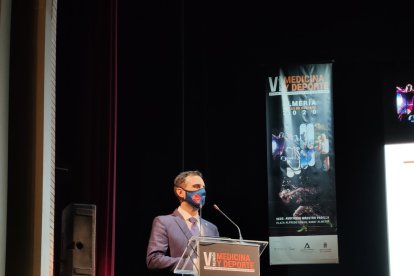 Apertura de la V Reunión de Medicina y Deporte.