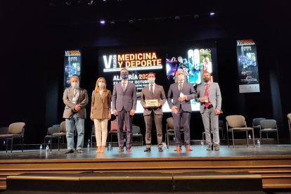 Apertura de la V Reunión de Medicina y Deporte.