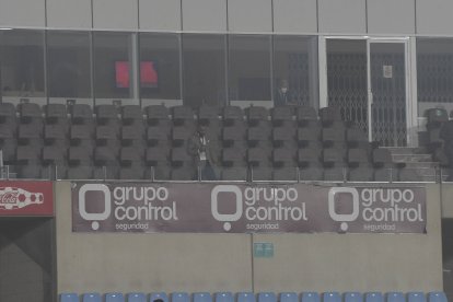 Mohamed El Assy en el palco.