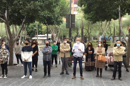 Concentración contra la Ley Celáa en la puerta de La Salle