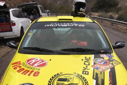 Parte delantera del coche.