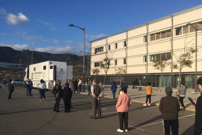 Más de mil personas están citadas para el cribado en Vícar.