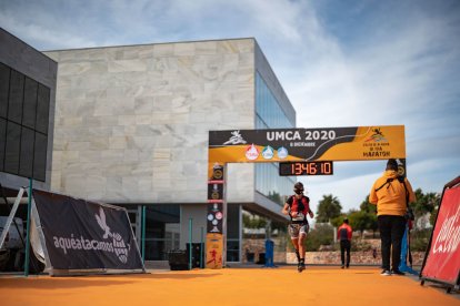 LLegando a la línea de meta.