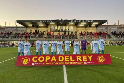 El once del CD Lugo.