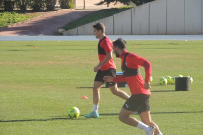 Una jugada del partidillo.