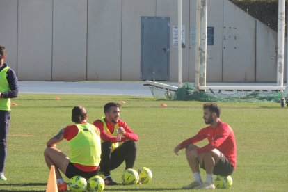 Un descanso del entrenamiento.