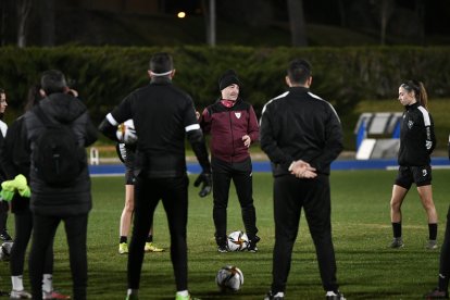 Entrenamiento del Logroño.