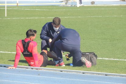 Joao Carvalho fue atendido en la banda.