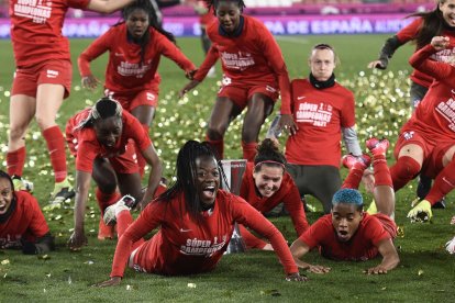 Fiesta del Atlético.