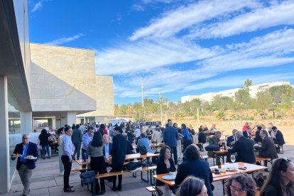Espacio de networking donde los participantes de Sun&Blue Congress disfrutaron de una rica comida.
