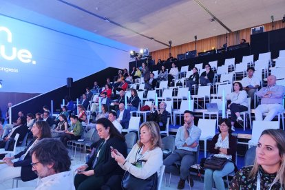 Asistentes a la ponencia de Nacho Dean y Olivia Mandle.