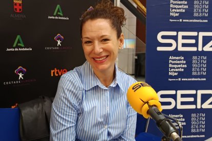 La actriz Eva Almaya habló de la gala del audiovisual almeriense.