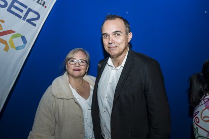 Ana María y Jesús Manuel Quero, secretario de oganización de UGT Almería.